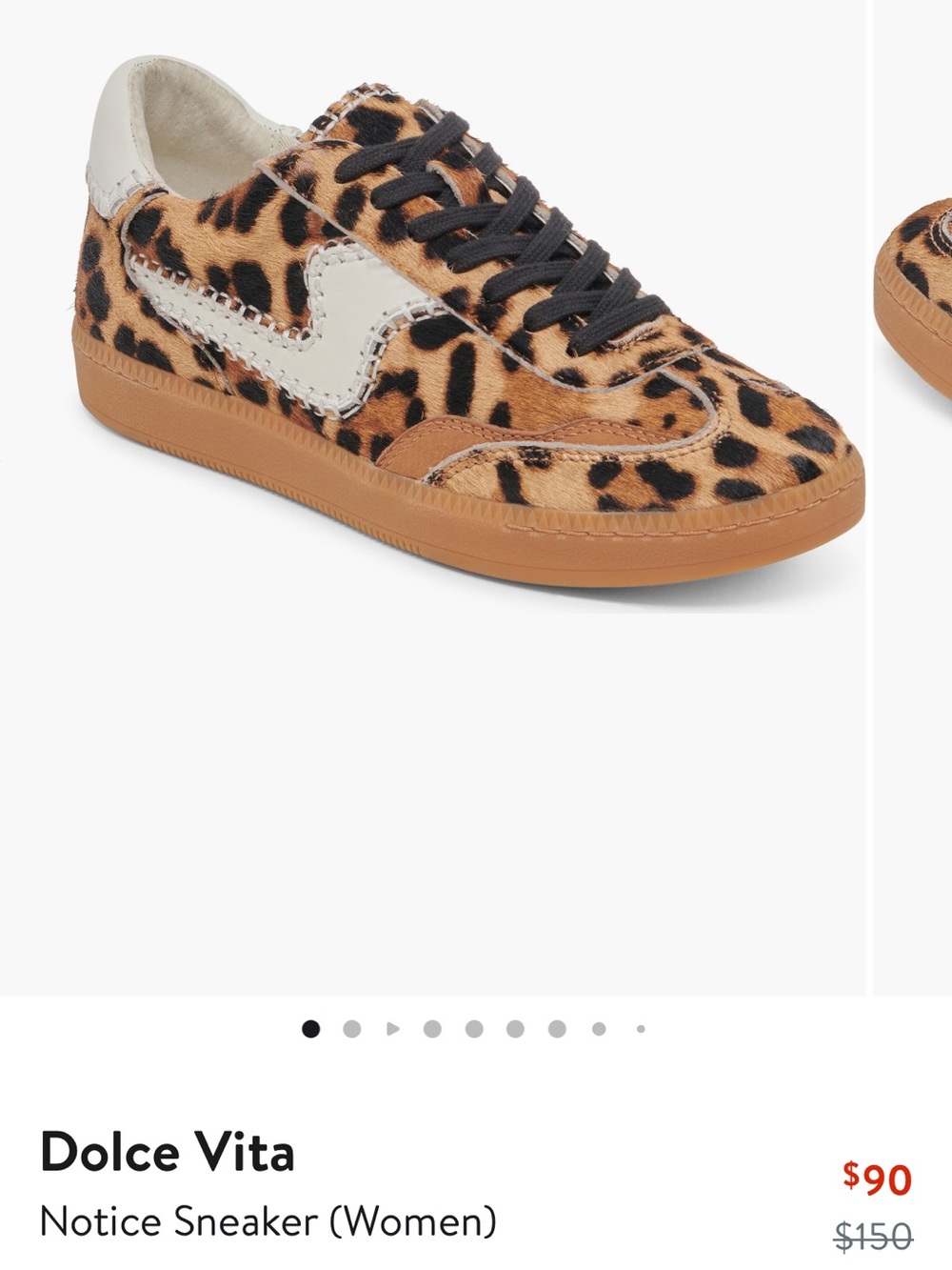 Dolce Vita Leopard Notice Sneakers- EUC